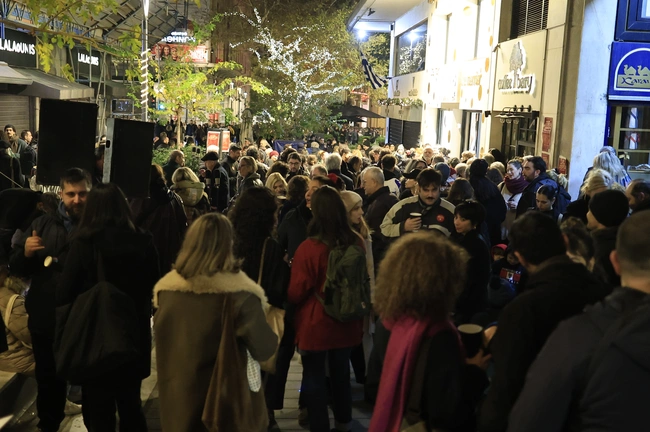 Απεργιακή συγκέντρωση ηθοποιών