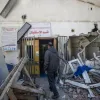 Κατεστραμμένο νοσοκομείο στη Γάζα