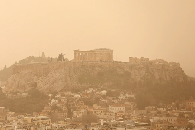 Αφρικανική σκόνη στην Αθήνα
