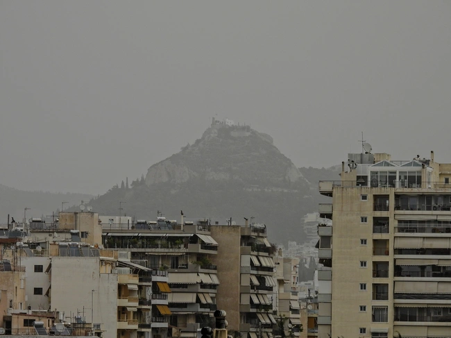 Αφρικανική σκόνη στην Αθήνα