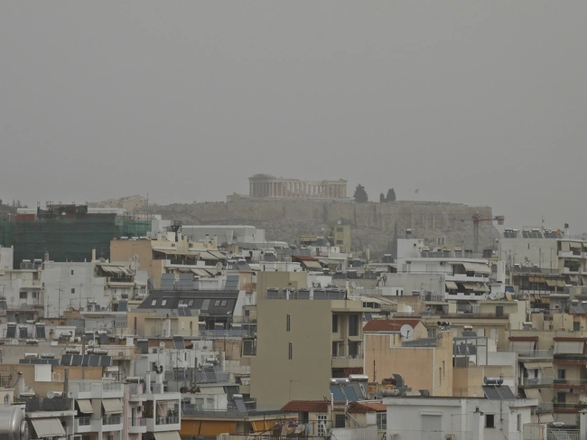 Αφρικανική σκόνη στην Αθήνα