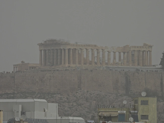Αφρικανική σκόνη στην Αθήνα