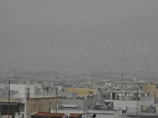 Αφρικανική σκόνη στην Αθήνα