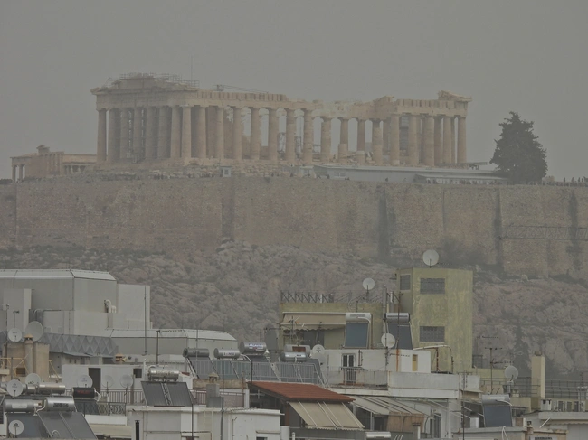 Αφρικανική σκόνη στην Αθήνα