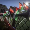 Διαδήλωση υπέρ της Παλαιστίνης στο Κολούμπια