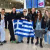Η Μαρίνα Σάττι με την ελληνική αποστολή