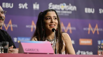 Η Μαρίνα Σάττι μετά την πρόκριση στον τελικό της Eurovision